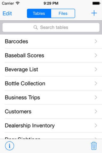 Private DB for iOS