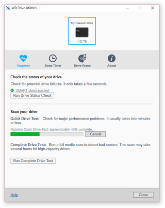 Image 0 for WD Drive Utilities for Wi…