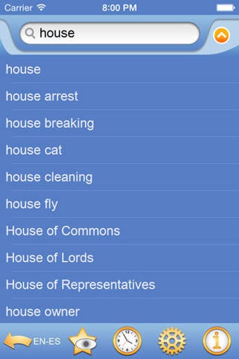 Image 0 for English Spanish free dict…