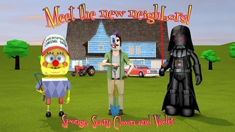 Image 2 for Scary Clown Sponge Vader …
