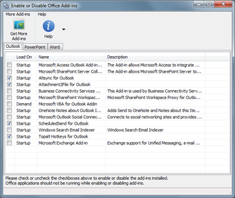 Image 0 for EnableDisable for Office