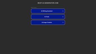 Imagen 0 para Must AI Generator