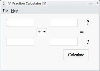 Image 0 for Fraction Calculator