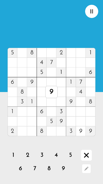 Minimal Sudoku Screen Views 1