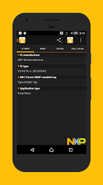 Imagen 1 para NFC TagInfo by NXP