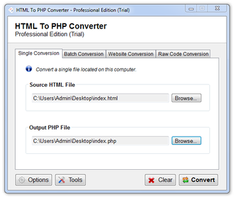 Image 0 for HTML To PHP Converter
