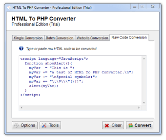 Image 0 for HTML To PHP Converter