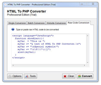 Image 3 for HTML To PHP Converter