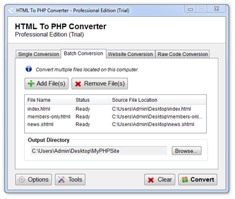 Image 2 for HTML To PHP Converter