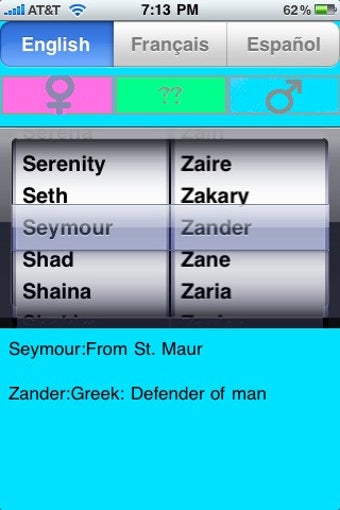 Image 0 for Baby Names Shaker (free)