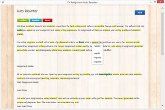 Image 0 for Dr Assignment Auto Rewrit…