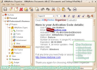 Image 0 for AllMyNotes Organizer Free…