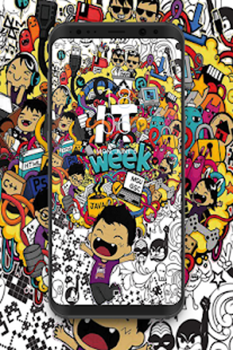 Image 2 for Doodle Art Wallpaper