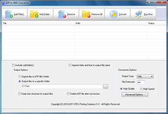 Imagen 0 para AFP to XML Converter