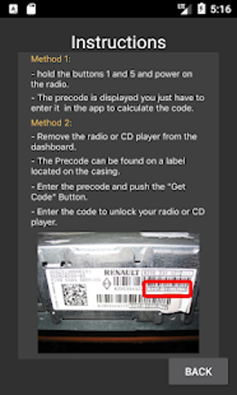 Image 2 for Radio Code
