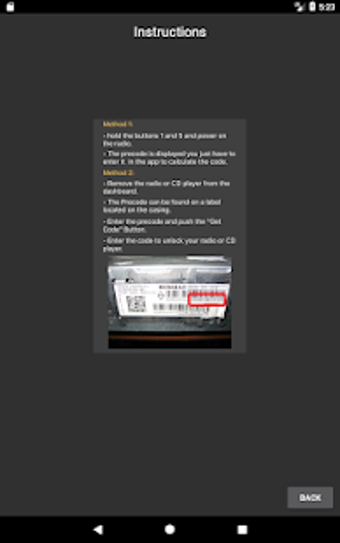 Image 1 for Radio Code
