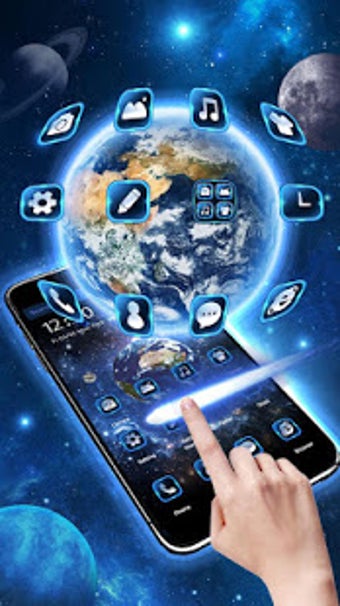 Image 2 for 3D Earth & Moon Theme Lau…