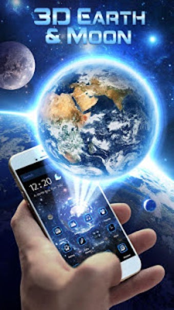 Image 1 for 3D Earth & Moon Theme Lau…