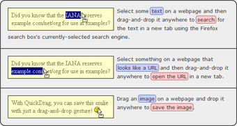 Image 0 for QuickDrag WE for Mozilla …