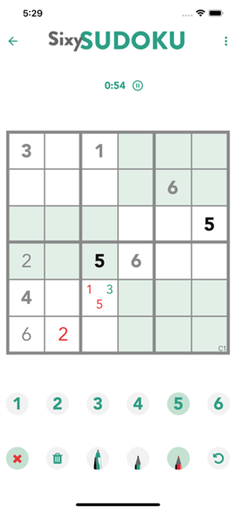 Image 0 for Sixy Sudoku