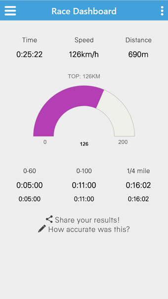 Image 1 for GPS Drag Racer FREE
