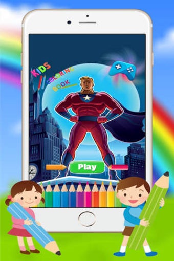 Imagen 0 para Cartoon Superhero Colorin…