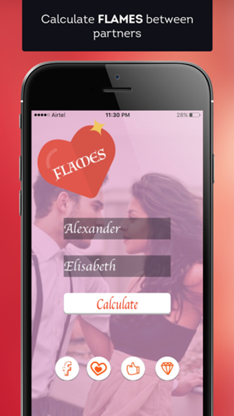 Image 2 for FLAMES Calculator - Love …