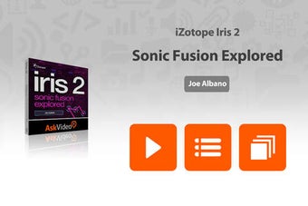 Imagen 0 para Course For iZotope Iris 2…
