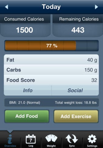 Image 0 for Tap & Track -Calorie Coun…