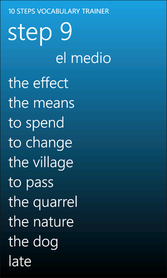 Imagen 1 para 10 Steps Vocabulary Train…