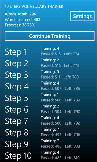 Imagen 2 para 10 Steps Vocabulary Train…