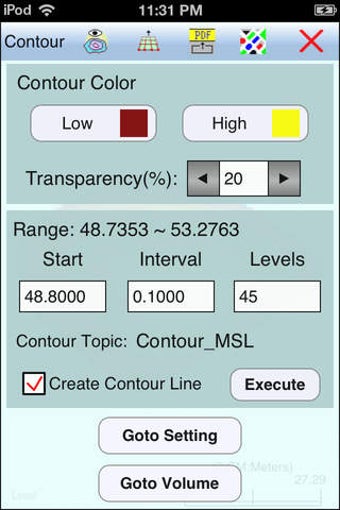 Image 0 for Contour - Volume - Stakeo…