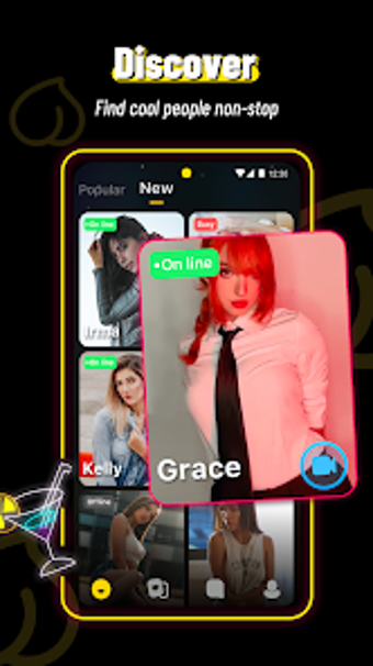 Image 0 for Pickpeach - talk to stran…