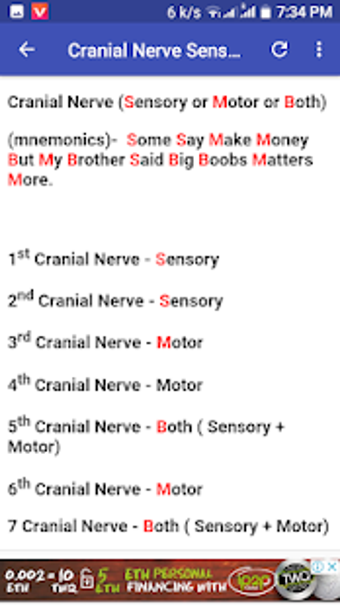 Image 2 for All Anatomy Mnemonic