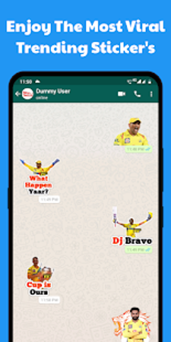 Image 0 for CSK IPL Stickers || Chenn…