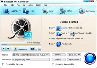 Image 0 for Bigasoft AVI Converter