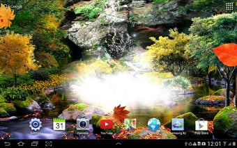 Imagen 1 para 3D Autumn Waterfall Wallp…
