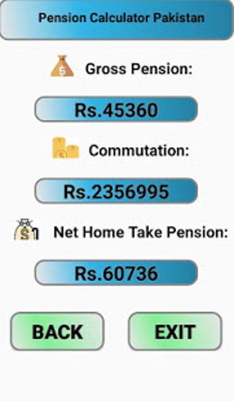 Imagen 2 para Pension Calculator Pakist…