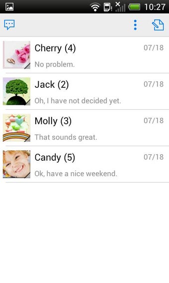 Image 0 for Handcent 5 Skin iOS7