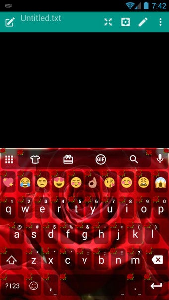 Image 1 for Love Rose Emoji Keyboard …