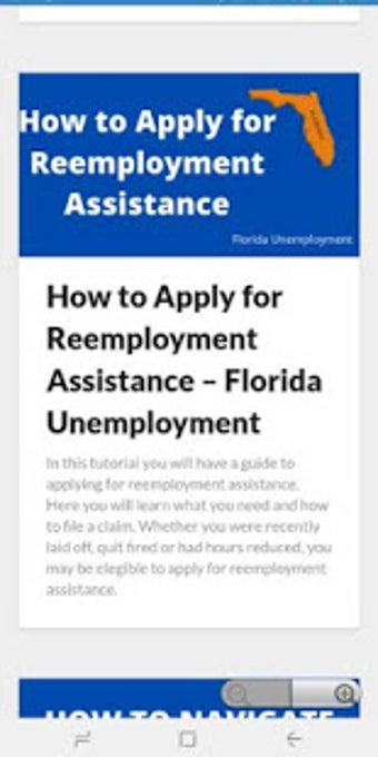 Imagen 1 para Florida Unemployment App