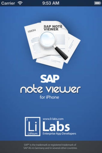 Image 0 for SAP Note Viewer for iPhon…