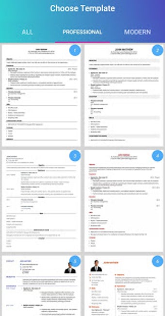 Image 2 for Free CV Maker & Resume PD…