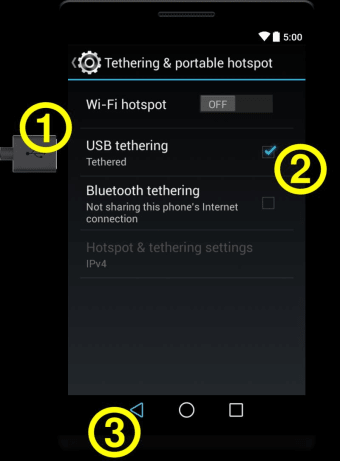 Image 1 for Easy USB Tethering