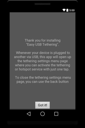 Image 0 for Easy USB Tethering