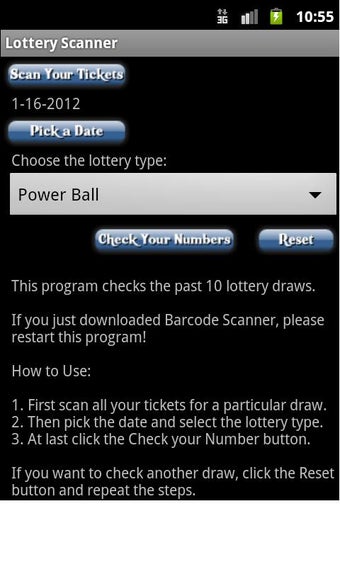 Image 0 for Lottery Scanner