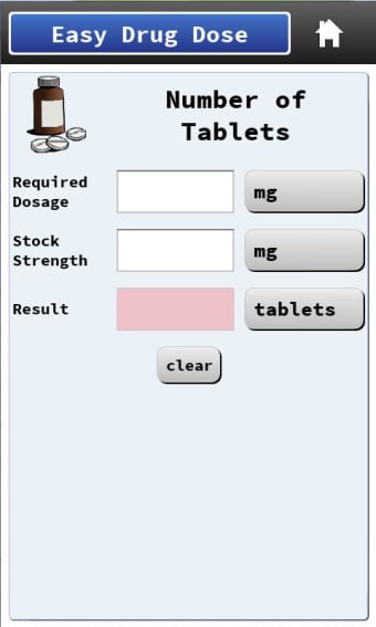 Image 0 for Easy Drug Dose Calculator