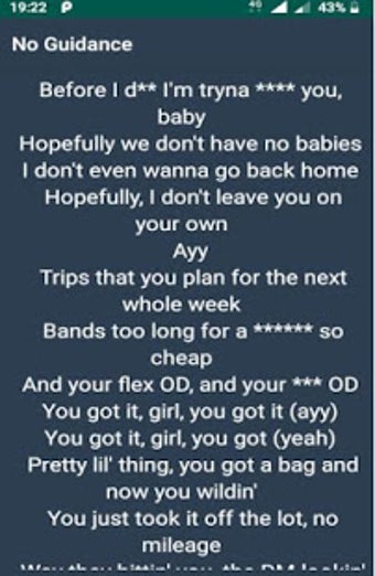Imagen 1 para Chris Brown - No Guidance…