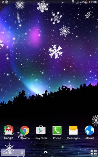 Image 2 for Winter Night Wallpaper