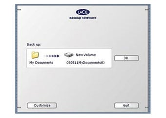 Image 0 for LaCie 1-Click Backup